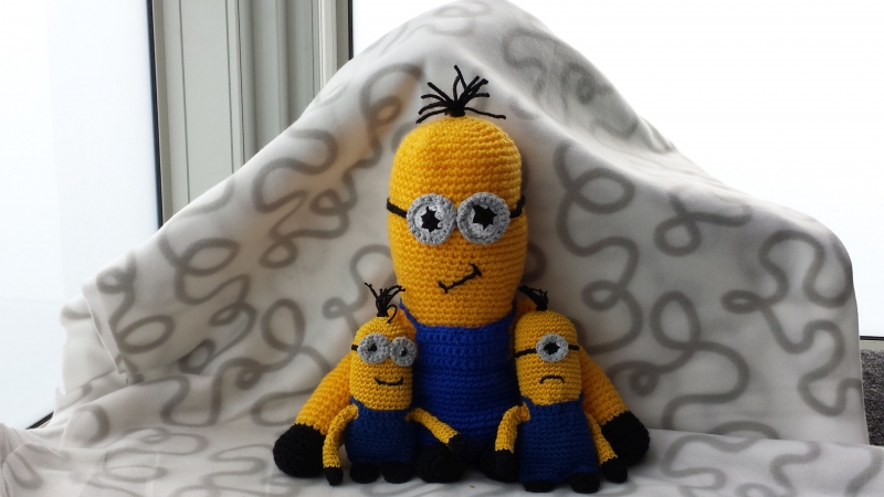 Amigurumi inspirerade av filmen Dumma mig